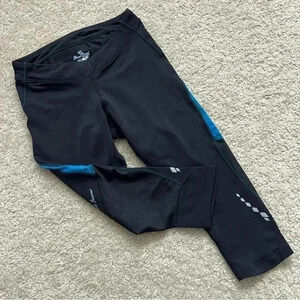Pearl Izumi For Wm Pants Legging Sz S Blk Aurora Splice 3 Quarter Tight 12211109